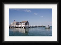 Straight Wharf water taxi, Nantucket, Massachusetts Fine Art Print
