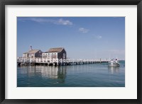 Straight Wharf water taxi, Nantucket, Massachusetts Fine Art Print
