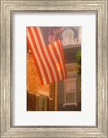 Massachusetts, Nantucket Island, US flag Fine Art Print
