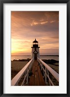 Brant Point lighthouse at Dusk, Nantucket Fine Art Print