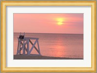 Massachusetts, Nantucket, Jetties Beach Lifeguard Fine Art Print