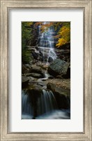Waterfall in a forest, Arethusa Falls, Crawford Notch State Park, New Hampshire, New England Fine Art Print