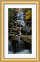 Waterfall in a forest, Arethusa Falls, Crawford Notch State Park, New Hampshire, New England Fine Art Print