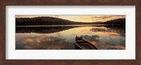 Water And Boat, Maine, New Hampshire Border Fine Art Print
