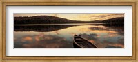 Water And Boat, Maine, New Hampshire Border Fine Art Print