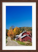 Rural barn in autumn, New Hampshire Fine Art Print