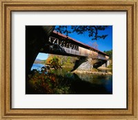 New Hampshire, Blair Bridge, Pemigewasset River Fine Art Print
