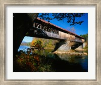 New Hampshire, Blair Bridge, Pemigewasset River Fine Art Print