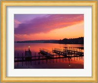 New Hampshire Dock and Lake Winnipesaukee Fine Art Print