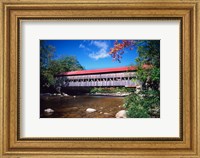 Covered Albany Bridge Over the Swift River, New Hampshire Fine Art Print