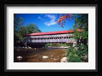 Covered Albany Bridge Over the Swift River, New Hampshire Fine Art Print