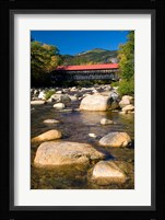 Covered bridge, Swift River, New Hampshire Fine Art Print