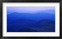 View From Mt Monroe on Crawford Path, White Mountains, New Hampshire Fine Art Print
