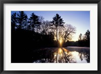 Nature Conservancy's Preserve, Lamprey River Below Packer's Falls, New Hampshire Fine Art Print
