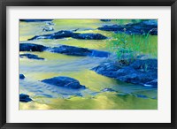Summer Reflections in the Waters of the Lamprey River, New Hampshire Fine Art Print