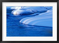 Lamprey River in Winter, Wild and Scenic River, New Hampshire Fine Art Print