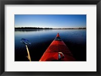Kayaking in Little Harbor, Odiorne Point State Park, New Hampshire Fine Art Print