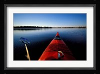 Kayaking in Little Harbor, Odiorne Point State Park, New Hampshire Fine Art Print