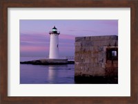 Fort Constitution, State Historic Site, Portsmouth Harbor Lighthouse, New Hampshire Fine Art Print