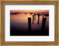 Sunrise on Boats, New Hampshire Fine Art Print