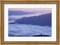 Fog in the Valleys Below Mt Madison, White Mountains, New Hampshire Fine Art Print