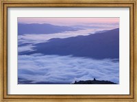 Fog in the Valleys Below Mt Madison, White Mountains, New Hampshire Fine Art Print