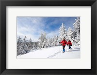 Winter Hiking on Mount Cardigan, Clark Trail, Canaan, New Hampshire Fine Art Print