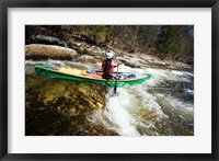 Canoeing the Ashuelot River in Surry, New Hampshire Fine Art Print