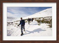 Winter Hiking near Lion Head, Mount Washington, White Mountain National Forest, New Hampshire Fine Art Print