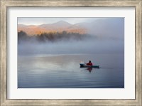 Kayaking on Chocorua Lake, New Hampshire Fine Art Print