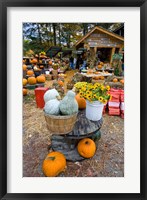 A farm stand in Holderness, New Hampshire Fine Art Print