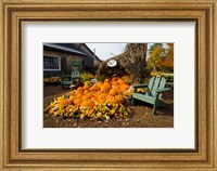 Gourds at the Moulton Farm farmstand in Meredith, New Hampshire Fine Art Print