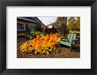 Gourds at the Moulton Farm farmstand in Meredith, New Hampshire Fine Art Print