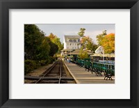 Scenic railroad at Weirs Beach, New Hampshire Fine Art Print