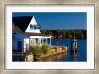 Wolfeboro Dockside Grille on Lake Winnipesauke, Wolfeboro, New Hampshire Fine Art Print