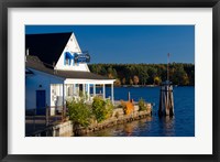 Wolfeboro Dockside Grille on Lake Winnipesauke, Wolfeboro, New Hampshire Fine Art Print