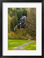 Beaver Brook falls in Colebrook, New Hampshire Fine Art Print