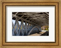 Covered Bridge over the Upper Ammonoosuc River, Groveton, New Hampshire Fine Art Print