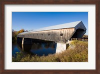 The Windsor Cornish Covered Bridge, Connecticut River, New Hampshire Fine Art Print