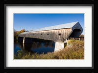 The Windsor Cornish Covered Bridge, Connecticut River, New Hampshire Fine Art Print