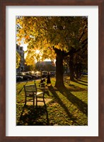 Late afternoon on the Dartmouth College Green,  New Hampshire Fine Art Print
