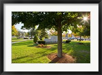 Town Green in Claremont, New Hampshire Fine Art Print