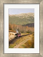The Cog Railroad on Mt Washington, New Hampshire Fine Art Print