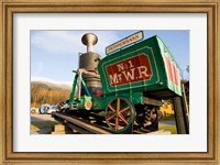 Old engine from the cog railroad on Mt Washington in Twin Mountain, New Hampshire Fine Art Print