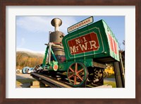 Old engine from the cog railroad on Mt Washington in Twin Mountain, New Hampshire Fine Art Print
