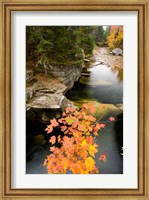 Upper Falls on the Ammonoosuc River, White Mountains, New Hampshire Fine Art Print