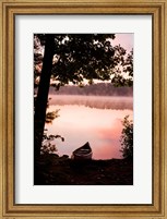 Canoe, Pawtuckaway Lake, New Hampshire Fine Art Print