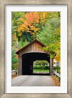 Coombs Covered Bridge, Ashuelot River in Winchester, New Hampshire Fine Art Print