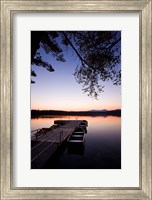 Dock, White Lake State Park, New Hampshire Fine Art Print