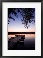 Dock, White Lake State Park, New Hampshire Fine Art Print